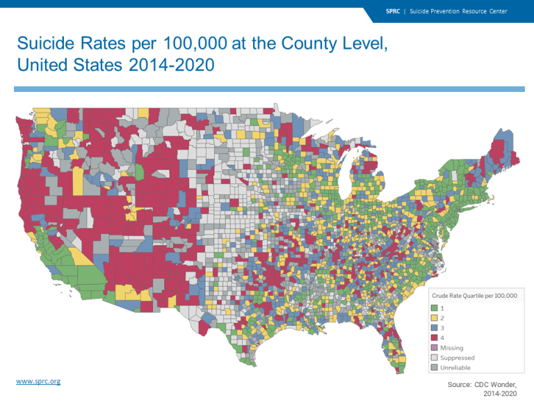 Suicide Deaths in the United States Suicide Prevention Resource Center